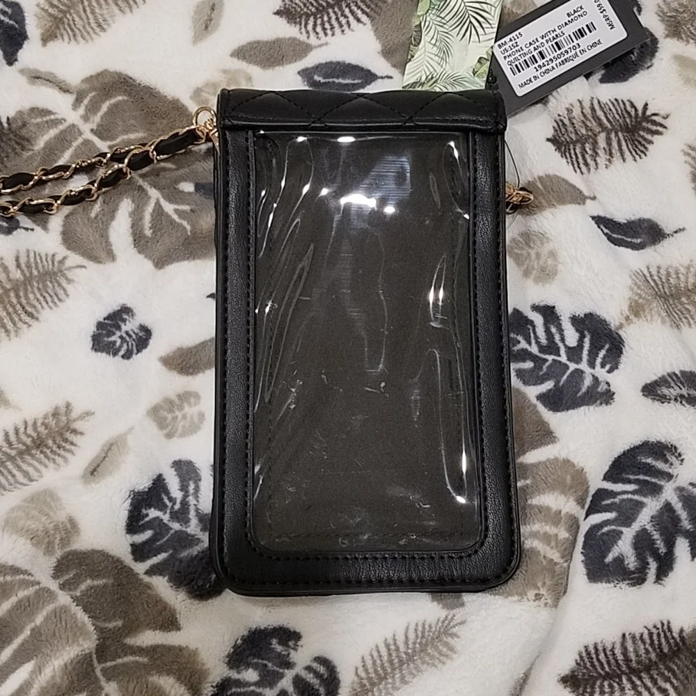 Badgley Mischka Quilted Pearl Phone Case